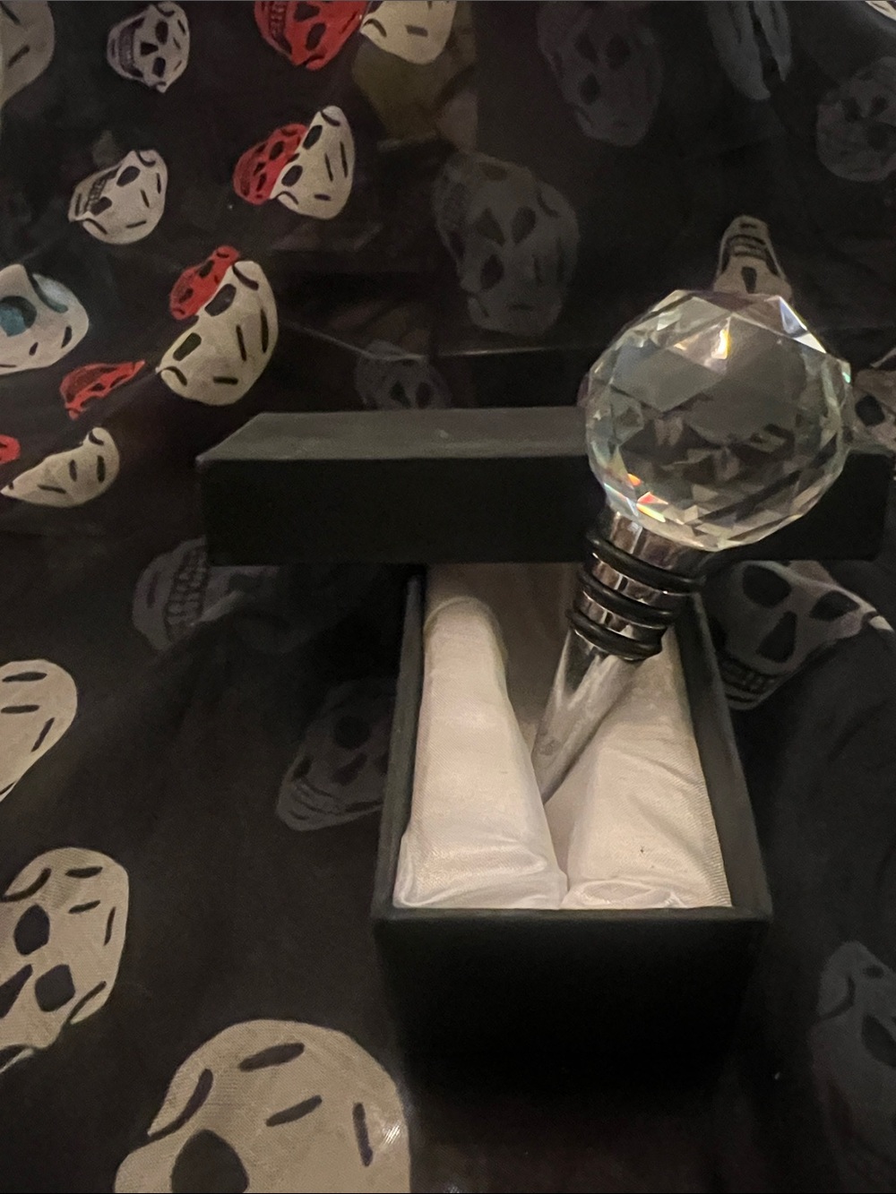 Crystal Ball Wine Bottle Stopper - Clear